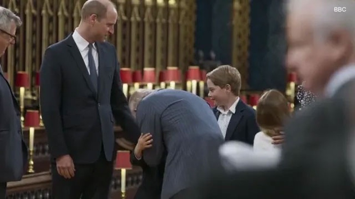 Louis durfte sich über eine Umarmung von Charles freuen.