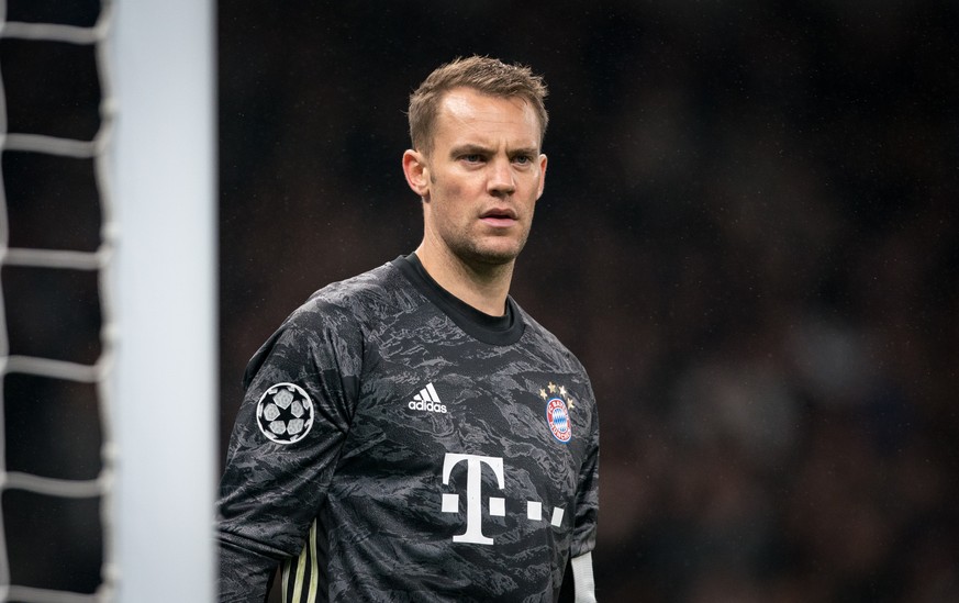 Goalkeeper Manuel Neuer of Bayern Munich during the UEFA Champions League group match between Tottenham Hotspur and Bayern Munich at Wembley Stadium, London, England on 1 October 2019. PUBLICATIONxNOT ...