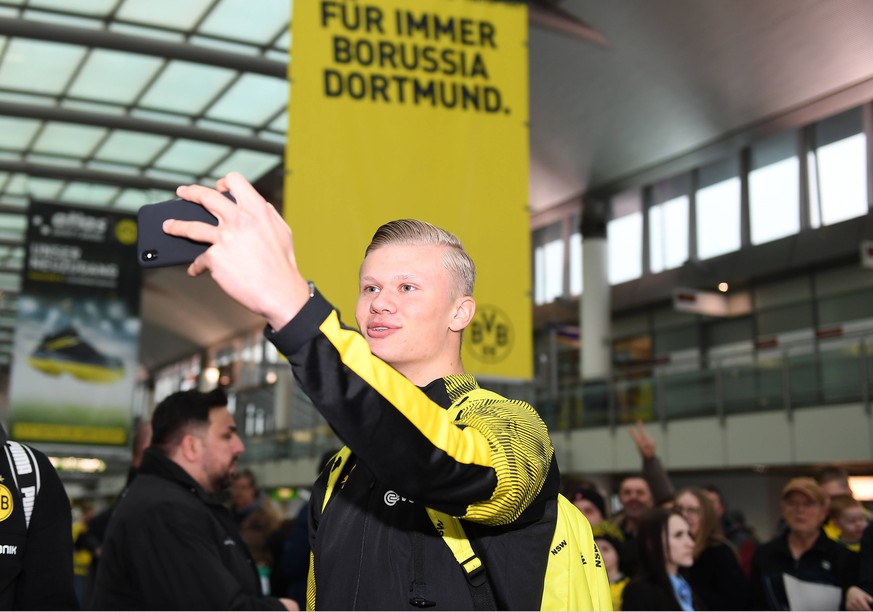 Für immer Borussia Dortmund? Im Vertrag des neuen BVB-Stars Erling Haaland soll zumindest schon eine Ausstiegsklausel stehen...