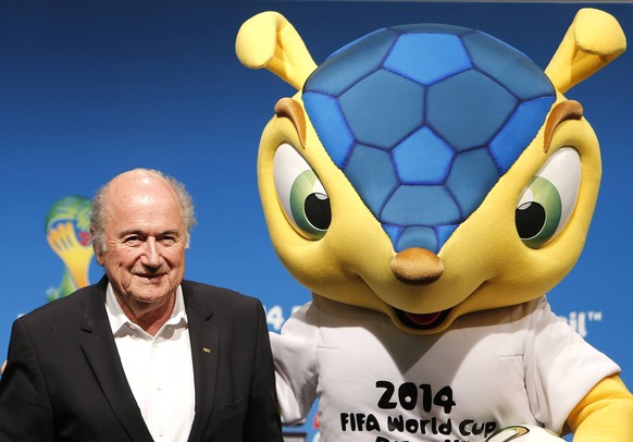 FIFA Josef Sepp BLATTER and mascot Fuleco - PK - RIO DE JANEIRO/RJ, Brasil 14/07/2014. ( xRodolfoxBUHRERx PUBLICATIONxNOTxINxBRA (25561)

FIFA Joseph Sepp Blatter and Mascot Fuleco press conference  ...