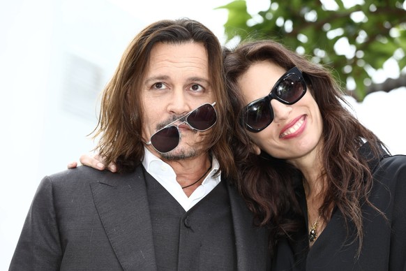 May 17, 2023, Cannes, Cote d Azur, France: JOHNNY DEPP and MAIWENN attend the photocall for Jeanne du Barry during the 76th Annual Cannes Film Festival at Palais des Festivals on May 17, 2023 in Canne ...