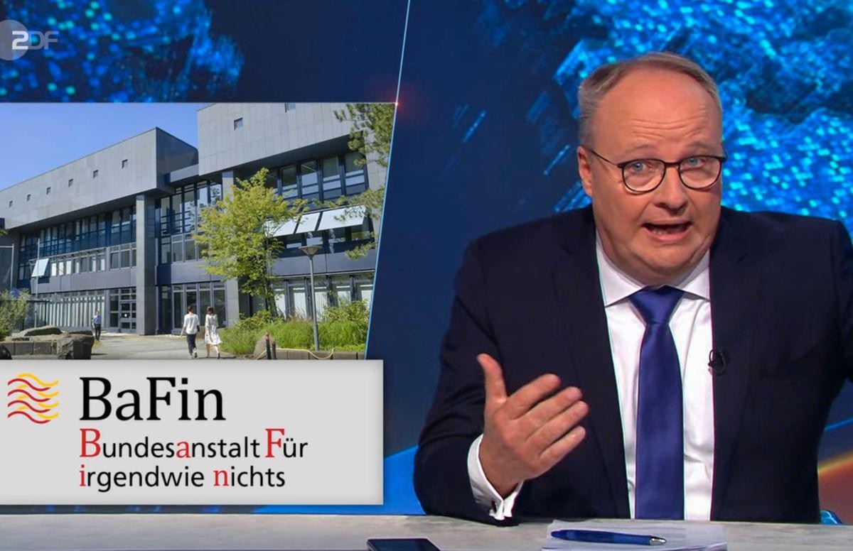 Im Wirecard-Skandal haben alle versagt. Auch, so Oliver Welke, die Bafin, bei der heute-show übersetzt mit "Bundesanstalt für irgendwie nichts".