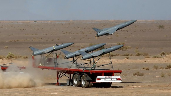 HANDOUT - 25.08.2022, Iran, ---: Auf diesem von der iranischen Armee zur Verf