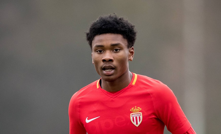 Khephren Thuram-Ulien of AS Monaco FC Youth during the UEFA Youth League round of 16 match between Tottenham Hotspur U19 and Monaco at Tottenham Hotspur Training Ground, Hotspur Way, England on 21 Feb ...