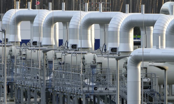 Die Gaspipeline Nord Stream 2 bei Lubmin.