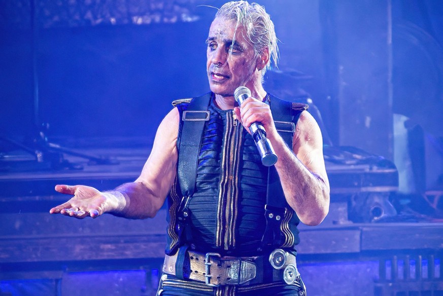 Rammstein Konzert in Aarhus Rammstein live in Aarhus, Denmark Aarhus, Denmark. 22nd, June 2022. The German industrial metal band Rammstein performs a live concert at Ceres Park in Aarhus. Here vocalis ...