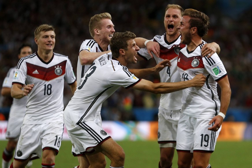 Football, Germany v Argentina. 2014 World Cup. The player of Germany Mario G