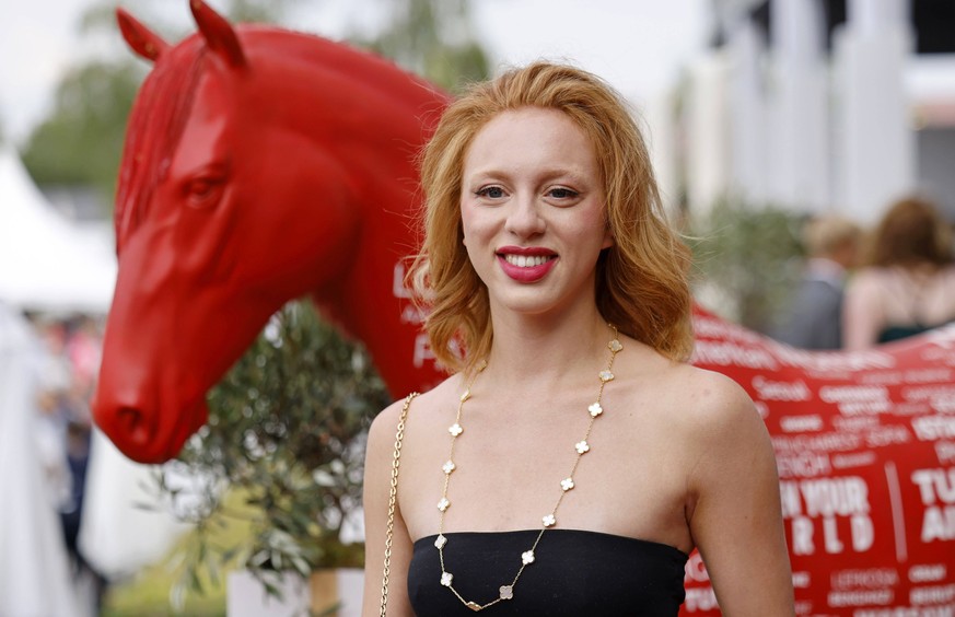 Entertainment Bilder des Tages Model Anna Ermakova bei der CHIO Aachen Media Night 2023 der CHIO 2023. Aachen, 27.06.2023 NRW Deutschland *** Model Anna Ermakova at the CHIO Aachen Media Night 2023 th ...