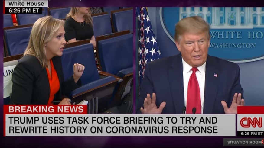 Donald Trump Cnn Stiehlt Wut Prasident Mit Tv Einblendungen Die Show Watson