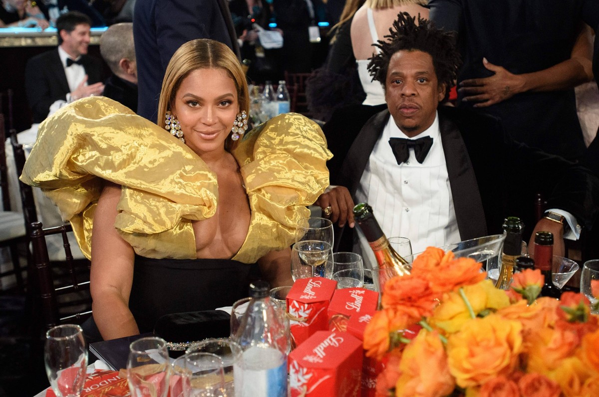 Nominee, Beyonce Knowles-Carter, and Jay-Z at the 77th Annual Golden Globe Awards at the Beverly Hilton in Beverly Hills, CA on Sunday, January 5, 2020. PUBLICATIONxINxGERxSUIxAUTxONLY Copyright: xHFP ...