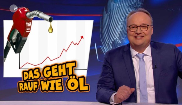 Oliver Welke talks about the increased fuel prices.