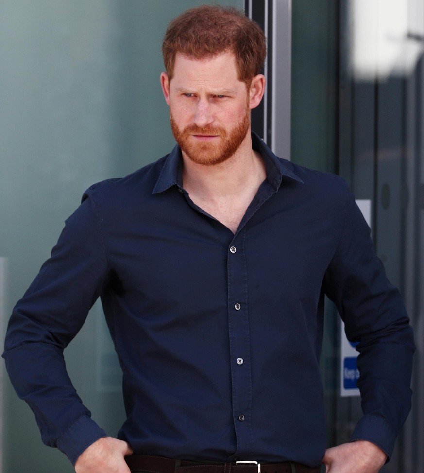 NORTHAMPTON, ENGLAND - MARCH 06: Prince Harry, Duke of Sussex tours The Silverstone Experience at Silverstone on March 6, 2020 in Northampton, England. (Photo by Simon Dawson-WPA Pool/Getty Images)