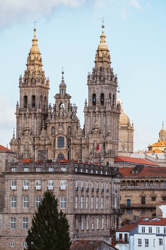 Die spanische Stadt Santiago de Compostela liegt am Endpunkt des berühmten Jakobswegs.