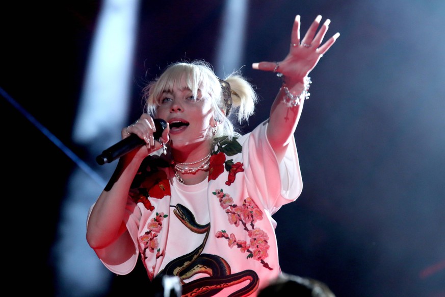 Bilder des Jahres 2021, Entertainment 09 September Entertainment Bilder des Tages September 25, 2021, New York City, New York, USA: BILLIE EILISH performs at the Global Citizen Festival 2021,.Central  ...