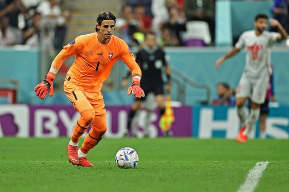 Yann Sommer of Switzerland, during the match between Portugal and Switzerland, for the Round of 16 of the FIFA World Cup, WM, Weltmeisterschaft, Fussball Qatar 2022, at Lusail Stadium, this Tuesday 06 ...