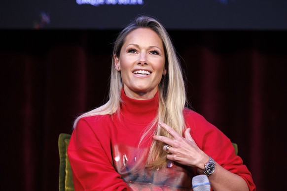 Helene Fischer zeigte sich bei der Programmvorstellung gutgelaunt.