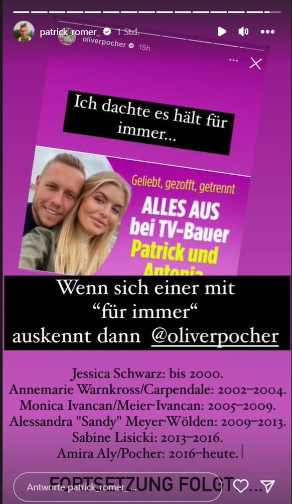 Patrick teilt gegen Oliver Pocher aus.