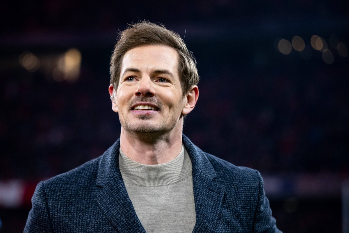 Alexander Schlueter Amazon Prime TV Moderator, GER, FC Bayern Muenchen vs Celtic Football Club Glasgow, Fussball, UEFA Champions League, Playoff Rueckspiel, Spielzeit 2024/2025, 18.02.2025 GER, FC Bay ...