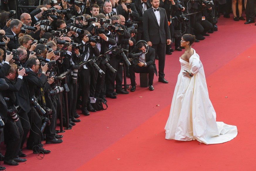 Rihanna beim Film-Festival in Cannes 2017.