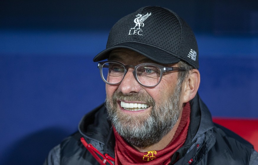 Liverpool&#039;s FC coach Jurgen Klopp during UEFA Champions League match, round of 16 first leg between Atletico de Madrid and Liverpool FC at Wanda Metropolitano Stadium in Madrid, Spain. February T ...