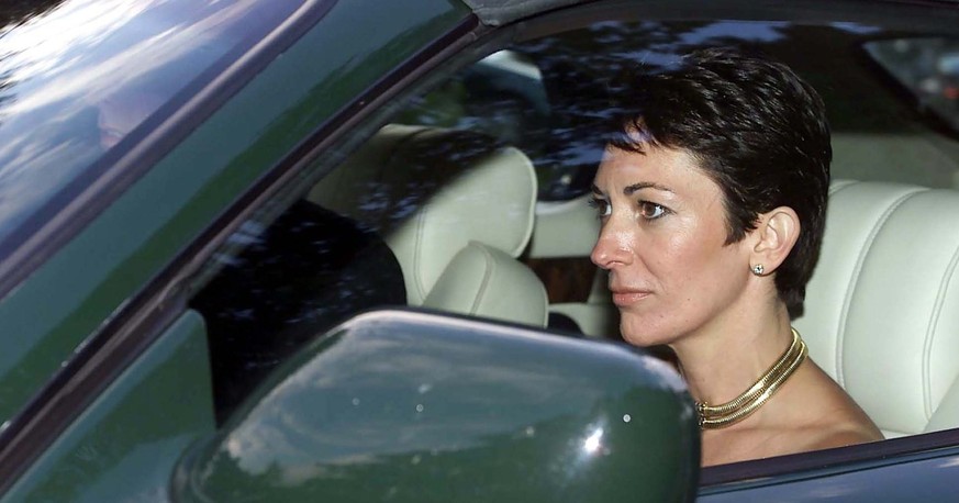 ARCHIV - 09.02.2000, England, Salisbury: Ghislaine Maxwell, Tochter des Medienzaren Maxwell, verl