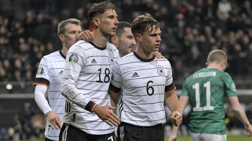 Auch in der Nationalelf Kollegen: Leon Goretzka (l.) und Joshua Kimmich.