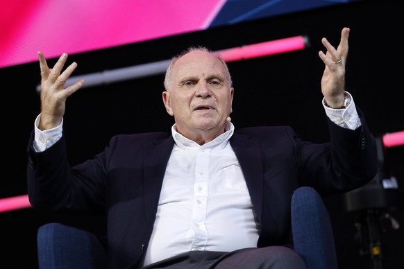 Uli Hoeneß bei Europas führender Digitalisierungsinitiative auf Entscheider-Level DIGITAL X in der Koelnmesse. Köln, 08.09.2021 *** Uli Hoeneß at Europes leading digitalization initiative at decision- ...