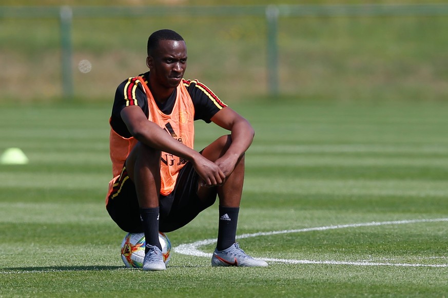 Belgium s Dodi Lukebakio pictured during a training of the U21, U 21 youth team of the Belgian national soccer team Red Devils, Saturday 01 June 2019, in Tubize. BRUNOxFAHY PUBLICATIONxINxGERxSUIxAUTx ...