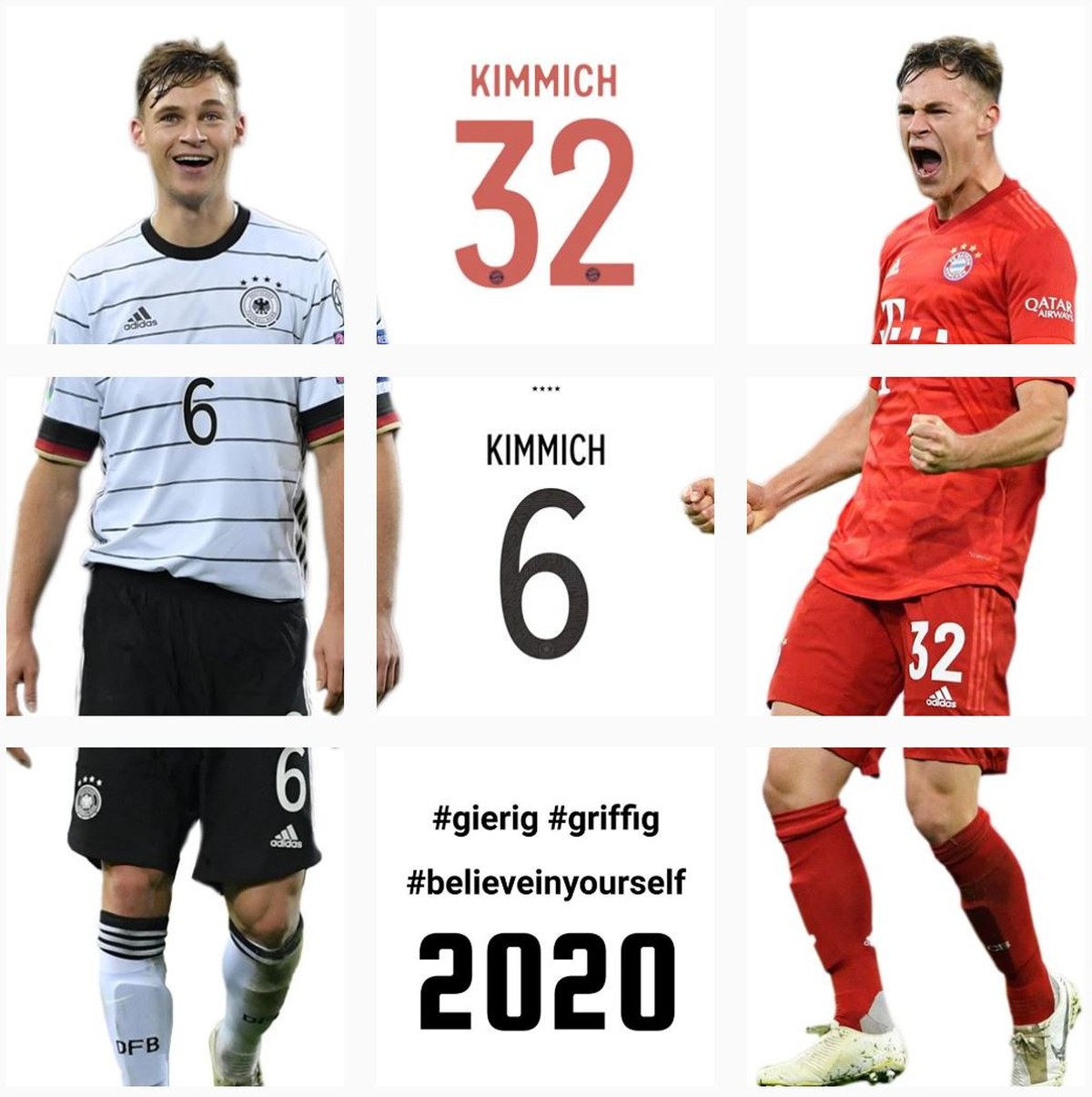 2020 könnte sein Jahr werden: Kimmich ist #gierig, #griffig und er glaubt an sich selbst (#believeinyourself).