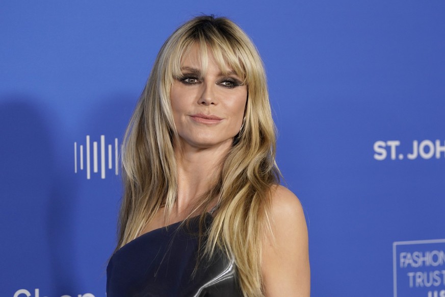 Heidi Klum arrives at the Fashion Trust U.S. Awards on Tuesday, March 21, 2023, at Goya Studios in Los Angeles. (AP Photo/Chris Pizzello)