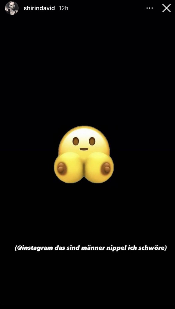 Diese Emojis zeigt Shirin, nachdem sie über einen Schönheits-Eingriff spricht.