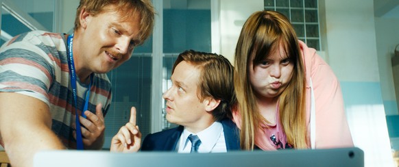 Luisa an der Seite von Axel Stein und Tom Schilling als humorvolle Franzi in "Die Goldfische".