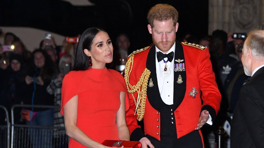 Prinz Harry und Meghan Markle beim Mountbatten Music Festival in der Royal Albert Hall in London im März 2020.