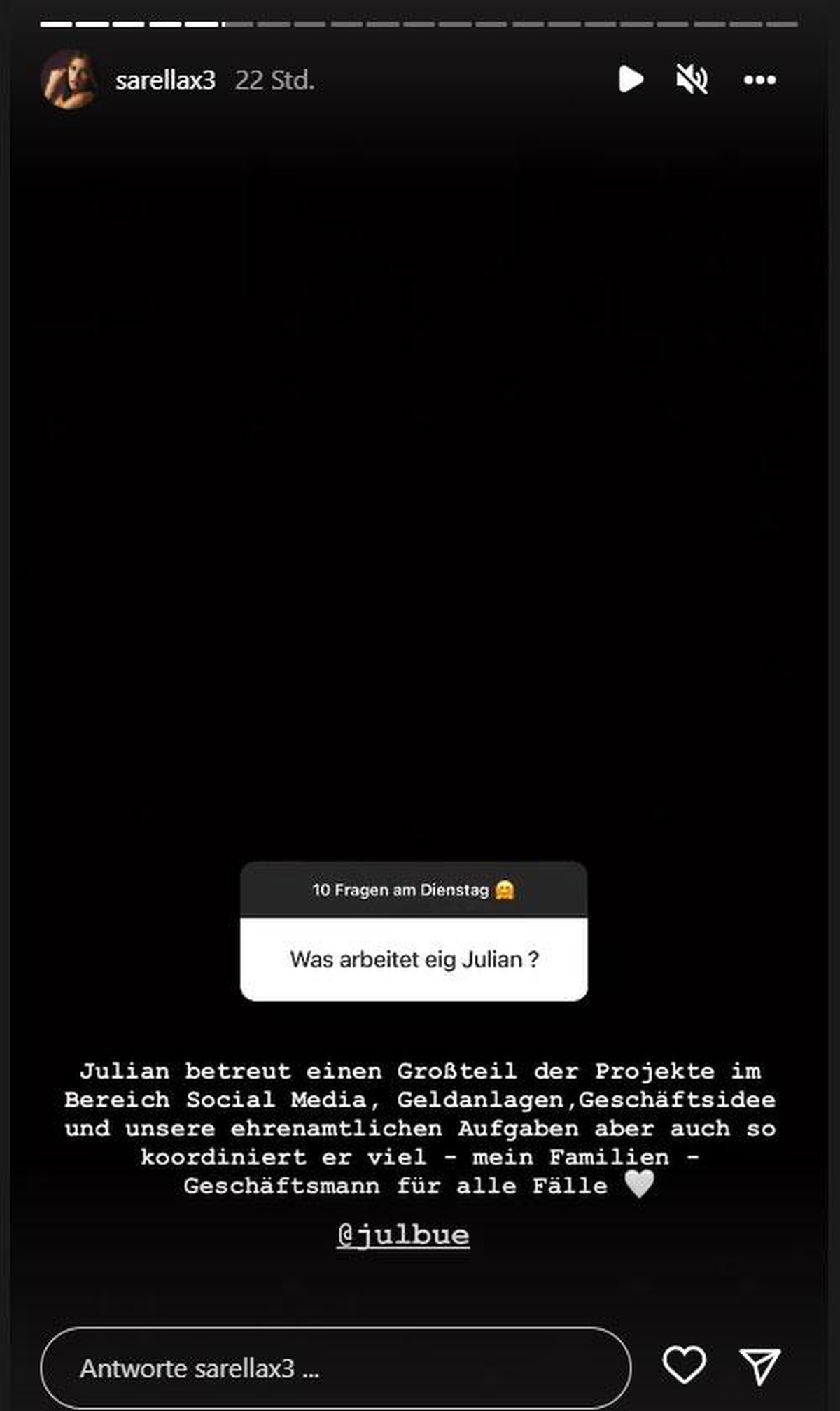 Sarah Engels verrät, was ihr Ehemann derzeit beruflich macht.