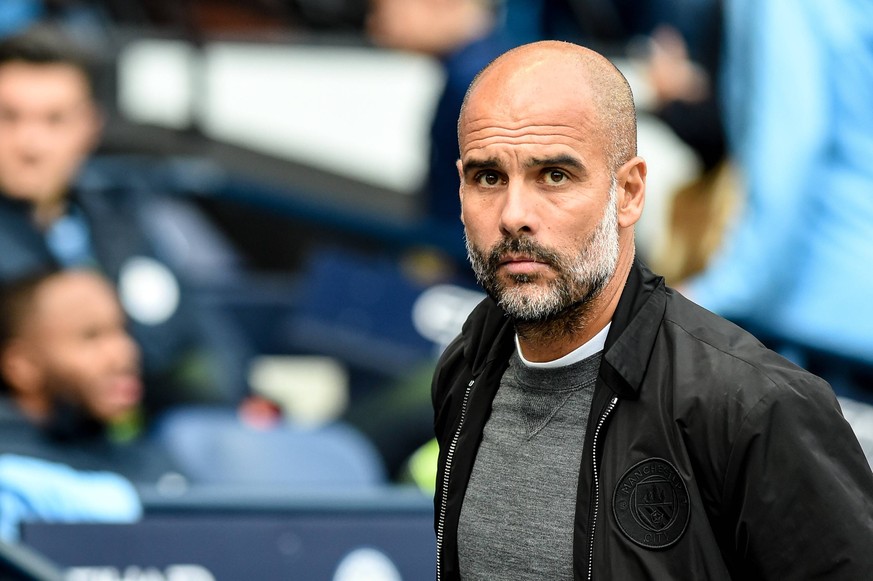 Josep Guardiola manager of Manchester City during the Premier League match at the Etihad Stadium, Manchester. Picture date 20th October 2018. Picture credit should read: Harry Marshall/Sportimage PUBL ...