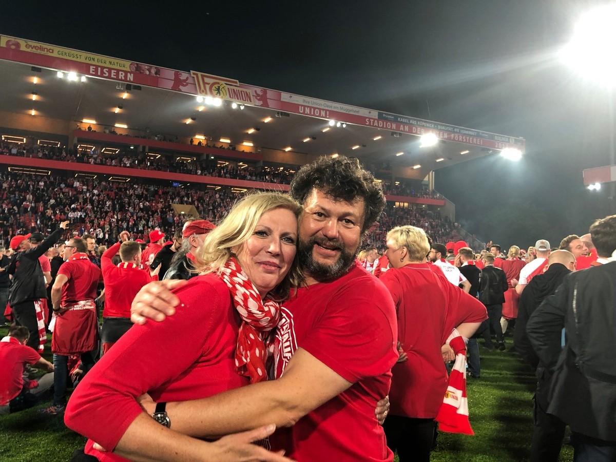 Jörg mit seiner Ehefrau Marion Samuel