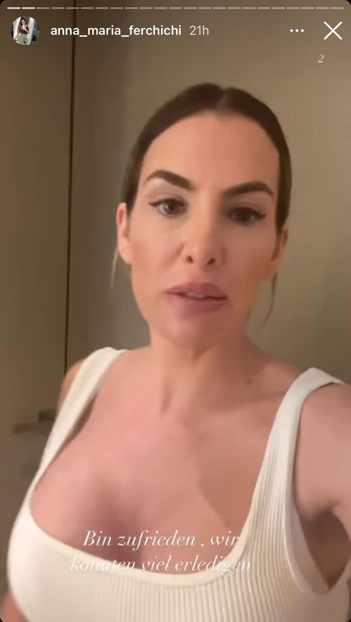 Anna-Maria Ferchichi erklärt die Hintergründe ihres Dubai-Aufenthaltes.