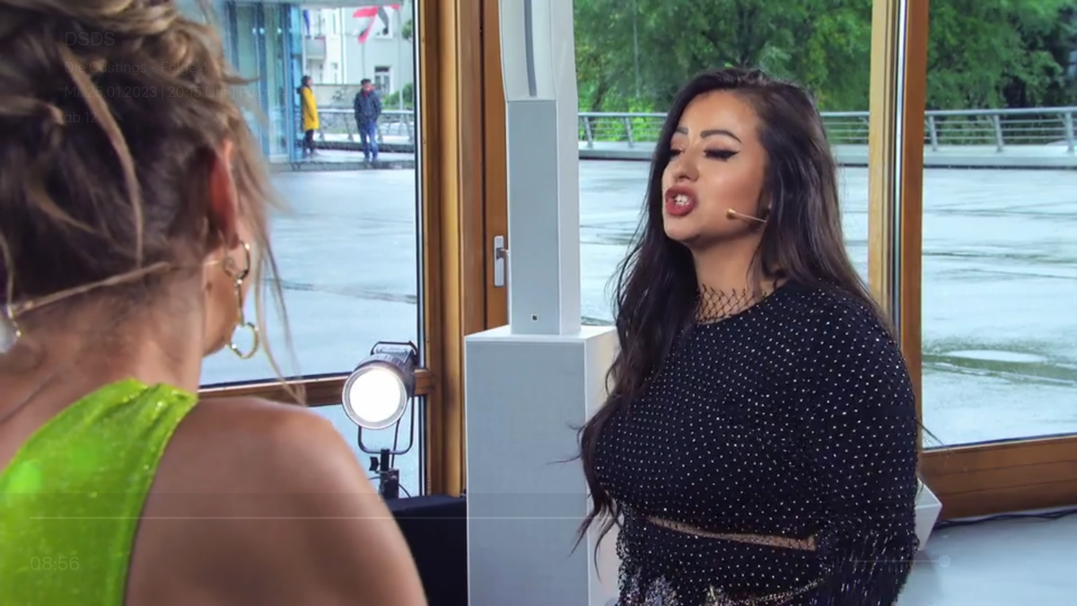 Die Kamera zoomte immer wieder auf den Po von Kandidatin Camila Diez (25)