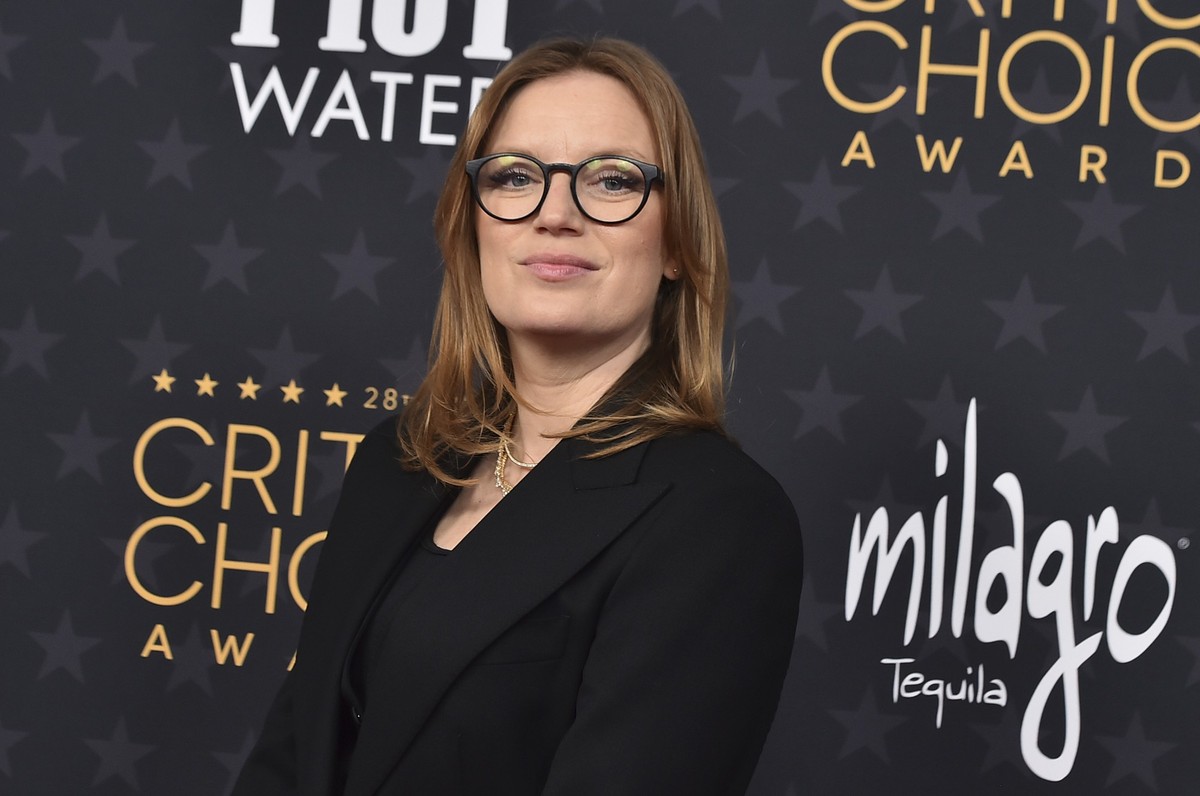 Sarah Polley arrives at the 28th annual Critics Choice Awards at The Fairmont Century Plaza Hotel on Sunday, Jan. 15, 2023, in Los Angeles. (Photo by Jordan Strauss/Invision/AP)