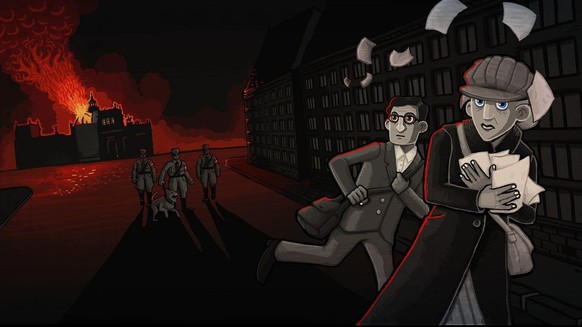 Das PC-Spiel "Through the darkest of times" ist in Comic-Optik gehalten.
