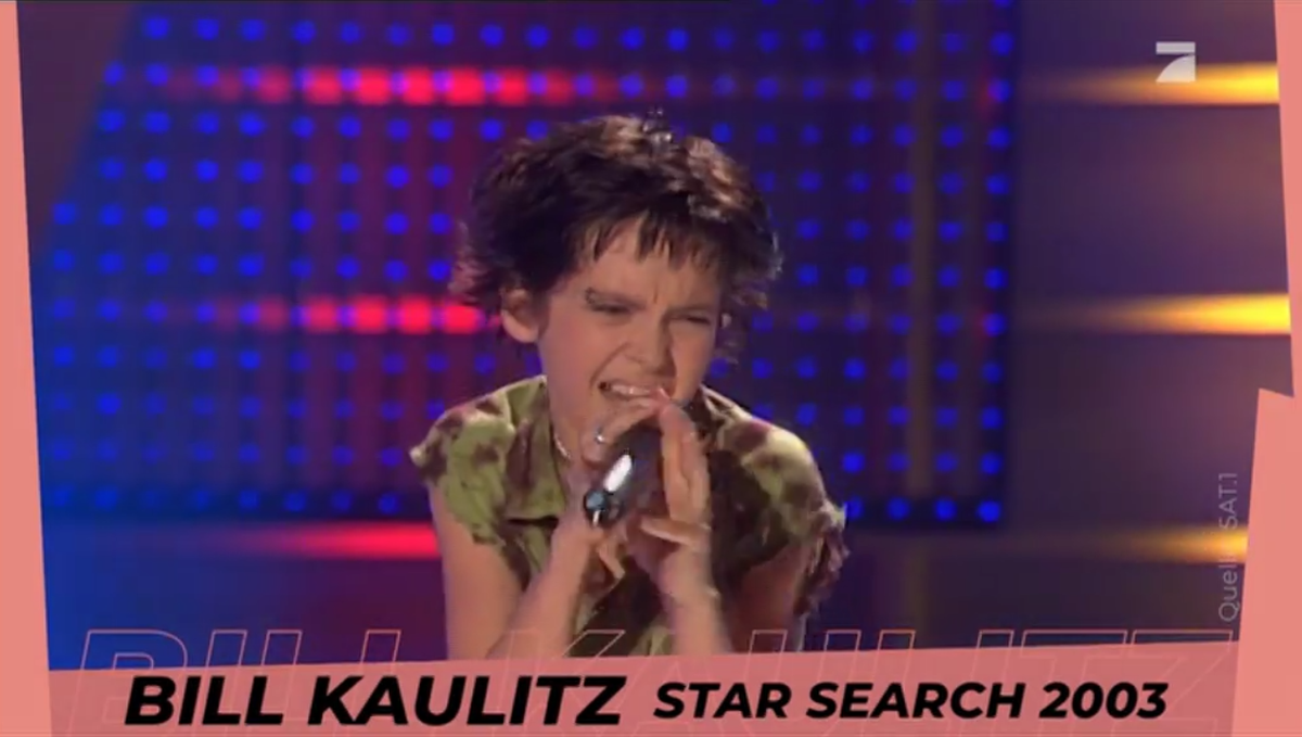 Bill Kaulitz vor 20 Jahren bei "Star Search" – leider erfolglos.