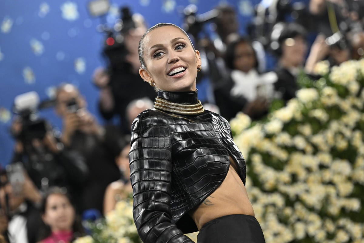 Miley Cyrus attends The Metropolitan Museum of Art&#039;s Costume Institute benefit gala celebrating the opening of the &quot;Superfine: Tailoring Black Style&quot; exhibition on Monday, May 5, 2025,  ...