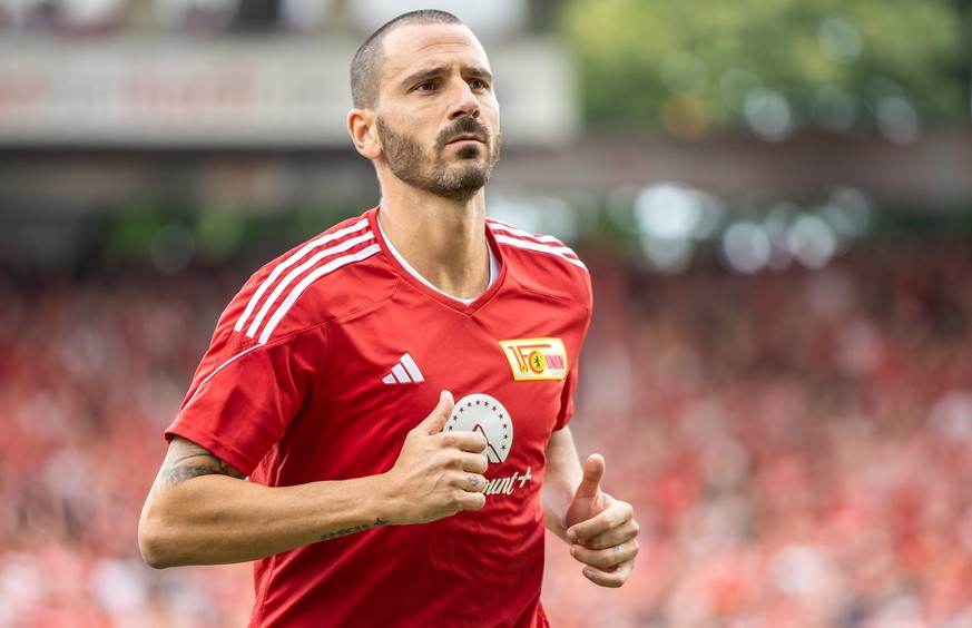 ARCHIV - 03.09.2023, Berlin: Fußball: Bundesliga, 1. FC Union Berlin - RB Leipzig, 3. Spieltag, An der Alten Försterei. Leonardo Bonucci hat laut übereinstimmenden Medienberichten seinen Ex-Club Juven ...