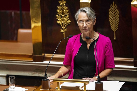 Elisabeth Borne - Premiere Ministre NEWS : Discours de Politique Generale a l assemblee Nationale - Paris - 06/07/2022 JBAutissier/Panoramic PUBLICATIONxNOTxINxFRAxITAxBEL