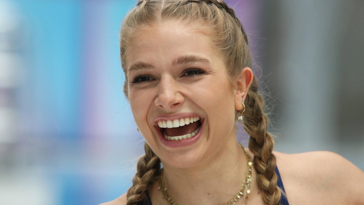 Lola Weippert Fototermin zur TV-Show Das RTL Turmspringen am 02.06.2022 Berlin Schwimm- und Sprunghalle im Euro *** Lola Weippert photo session for the TV show The RTL high diving on 02 06 2022 Berlin ...