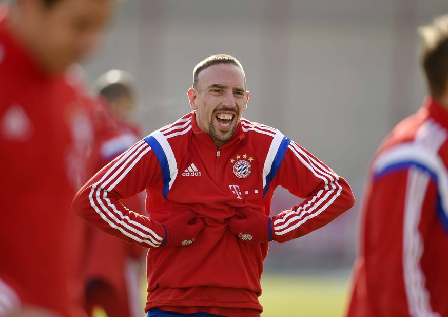 Lacht viel und gerne: Franck Ribéry.