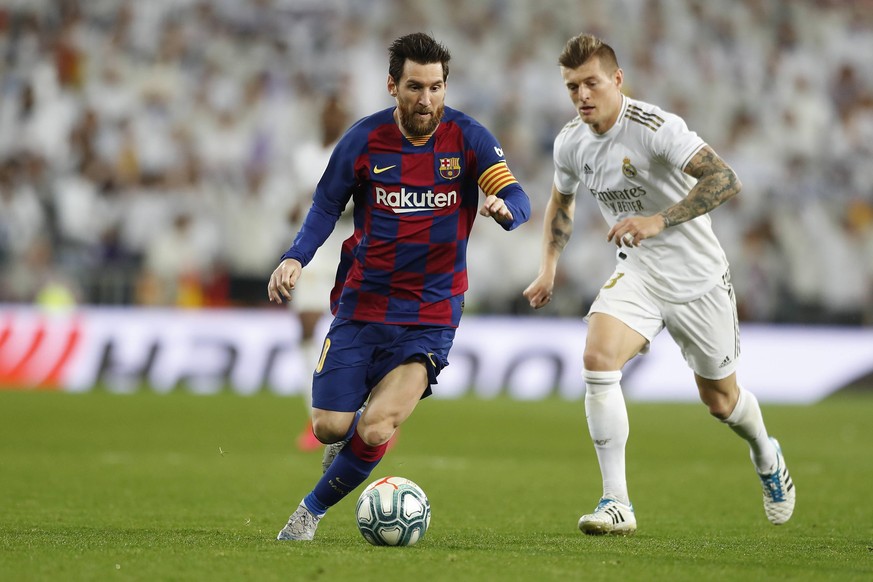 Lionel Messi Barcelona, MARCH 1, 2020 - Football / Soccer : Spanish La Liga Santander match between Real Madrid CF 2-0 FC Barcelona, Barca at the Santiago Bernabeu Stadium in Madrid, Spain. PUBLICATIO ...