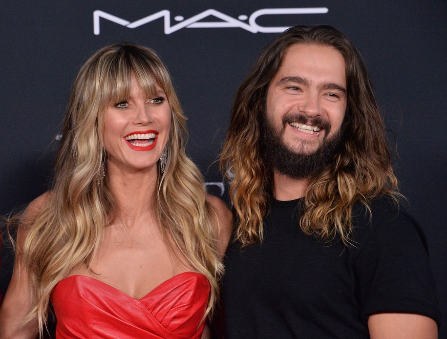 Model, television personality and actress Heidi Klum and her husband, German guitarist Tom Kaulitz attend the premiere of the motion picture fantasy Maleficent: Mistress of Evil at the El Capitan Thea ...