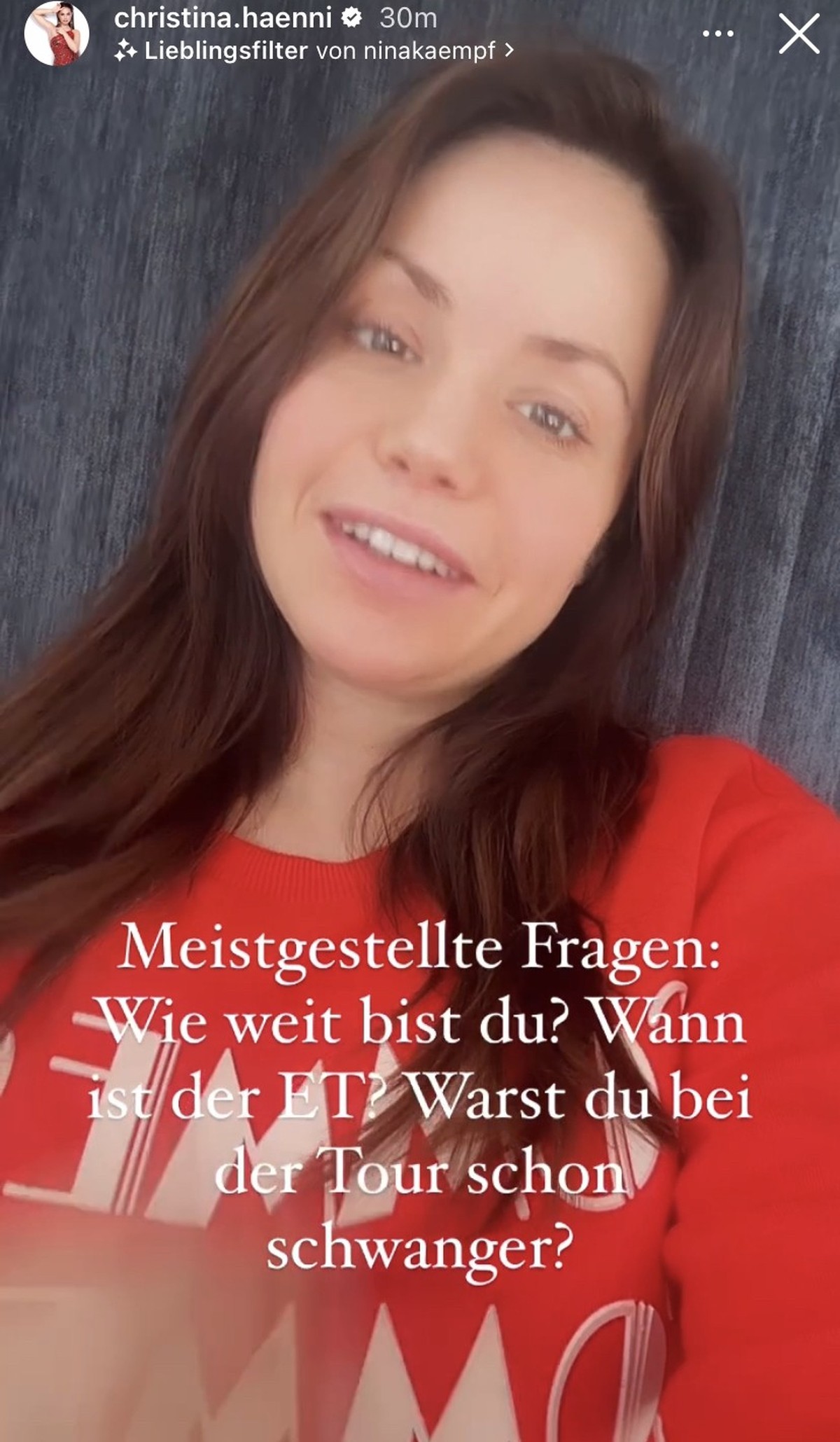 Christina Hänni möchte nicht jede Frage beantworten.