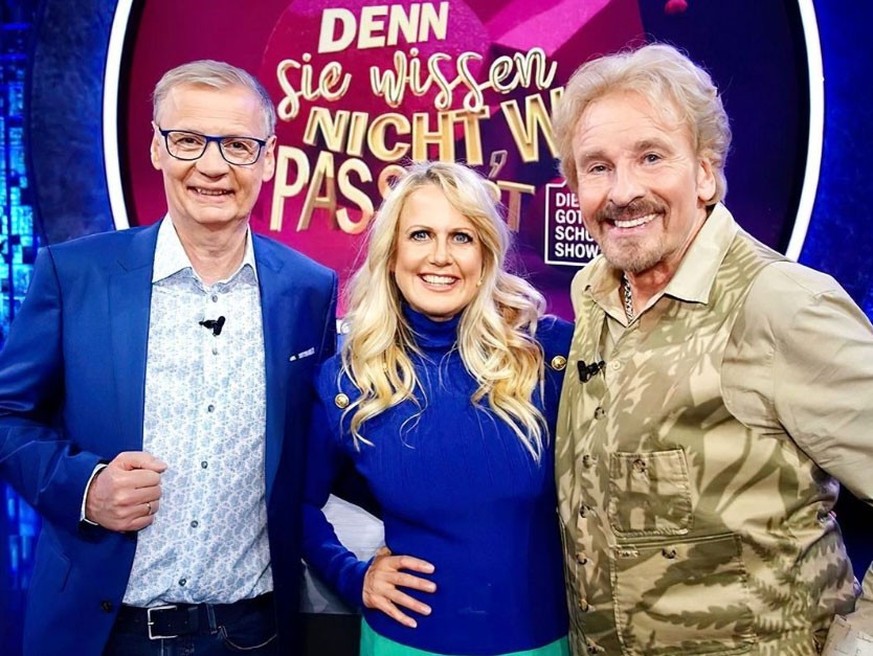 Beim Staffelfinale von "DSWNWP" sorgte vor allem Thomas Gottschalk (rechts) für Aufsehen.